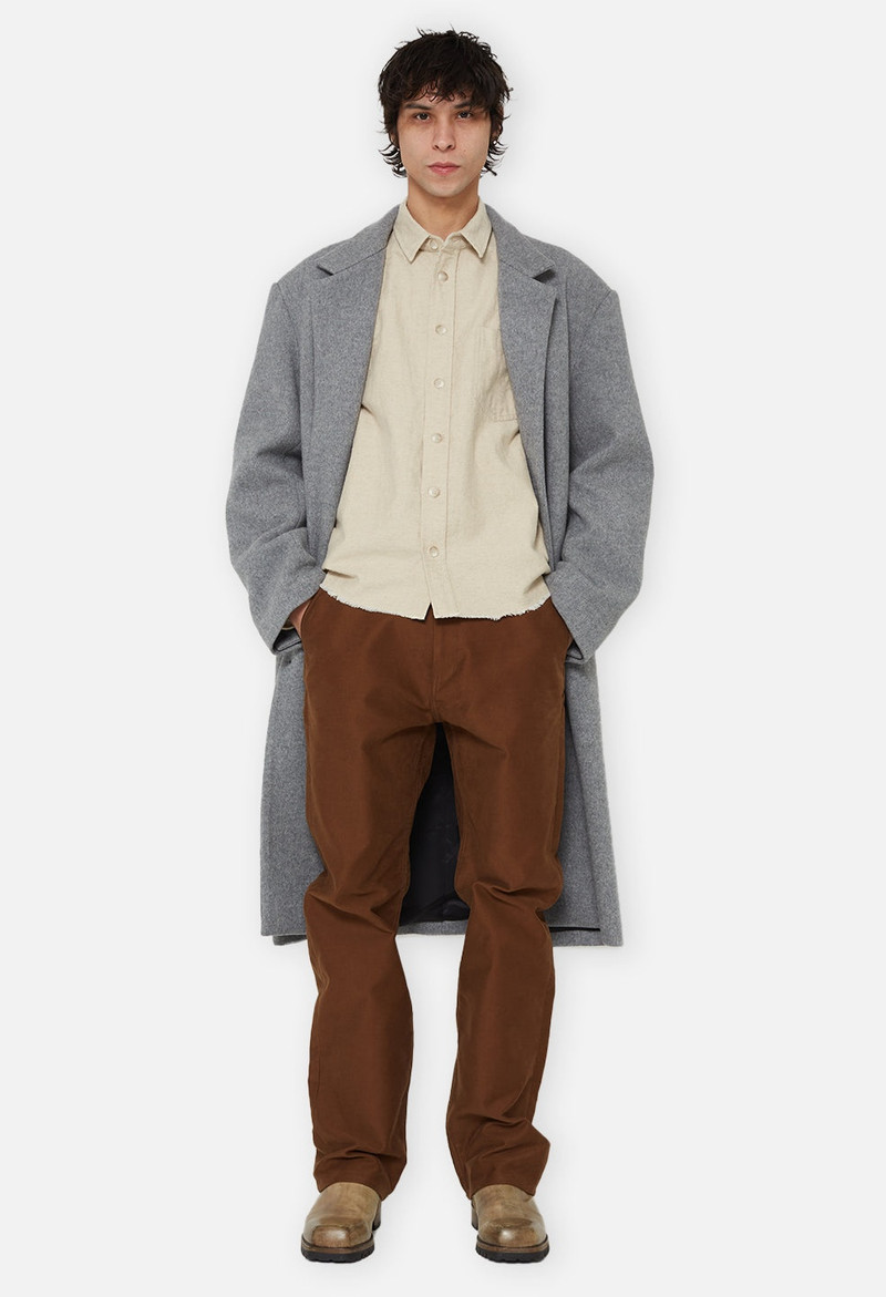 BRUSHED WOOL OVERCOAT 2