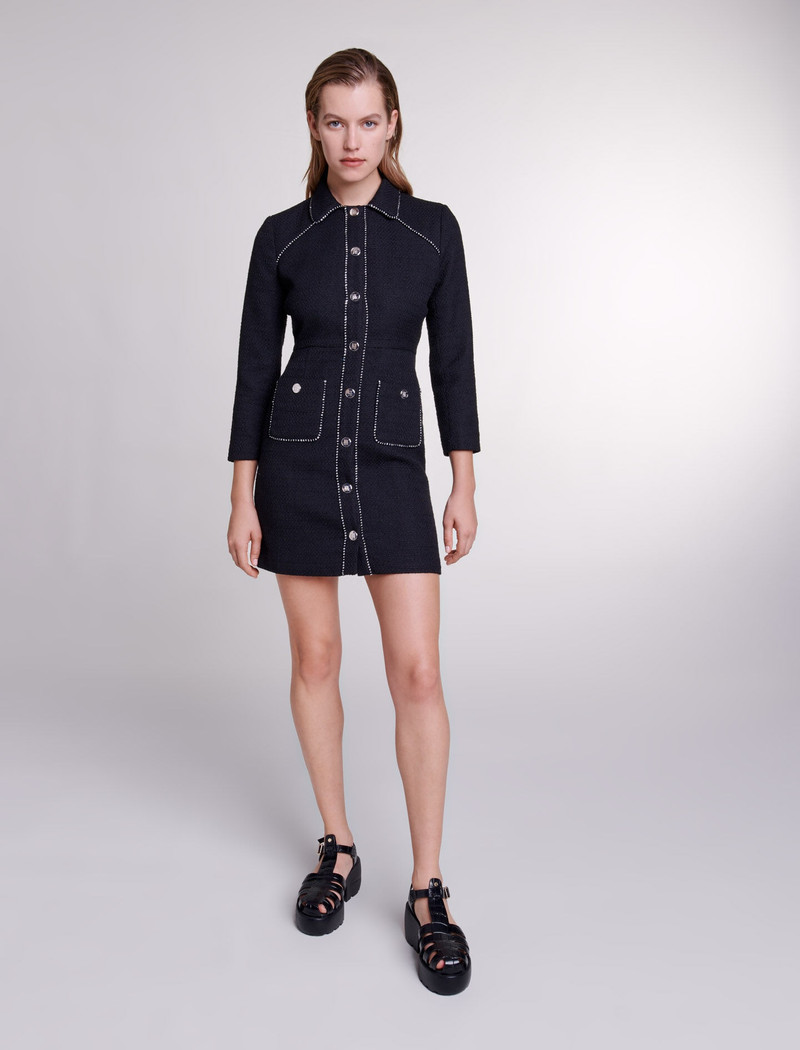 maje Short tweed dress outlook