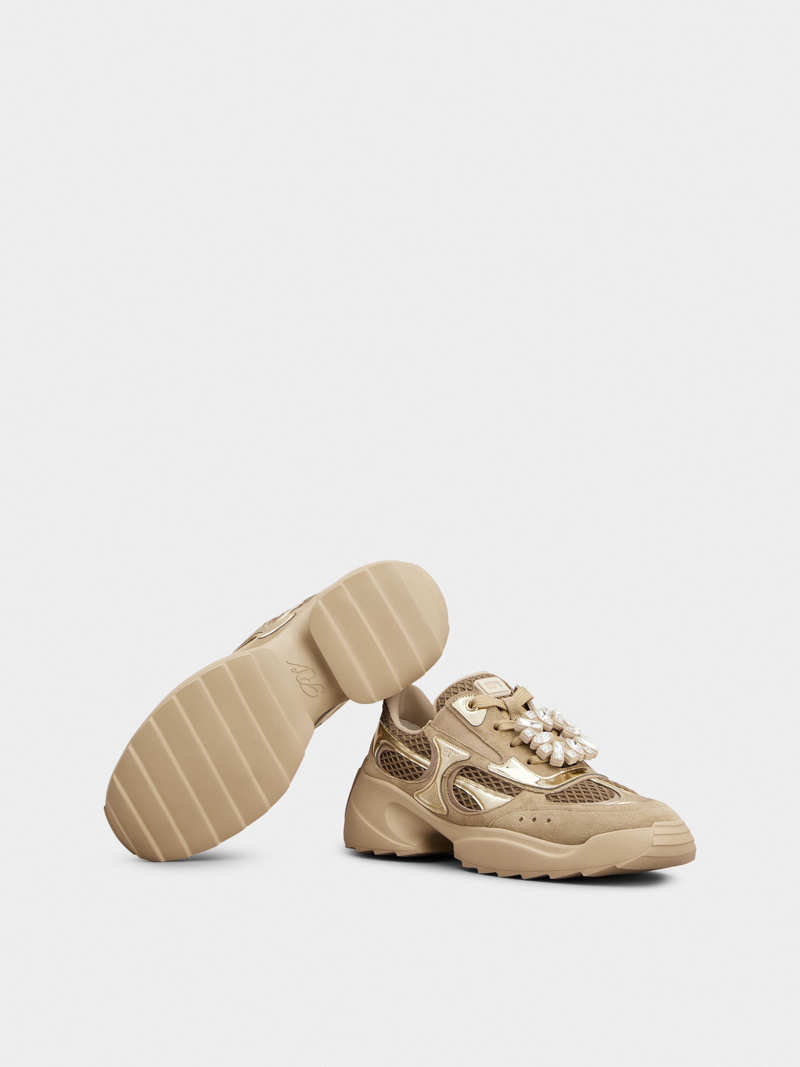 Viv' on the Run Sneakers in suede and fabric - 6