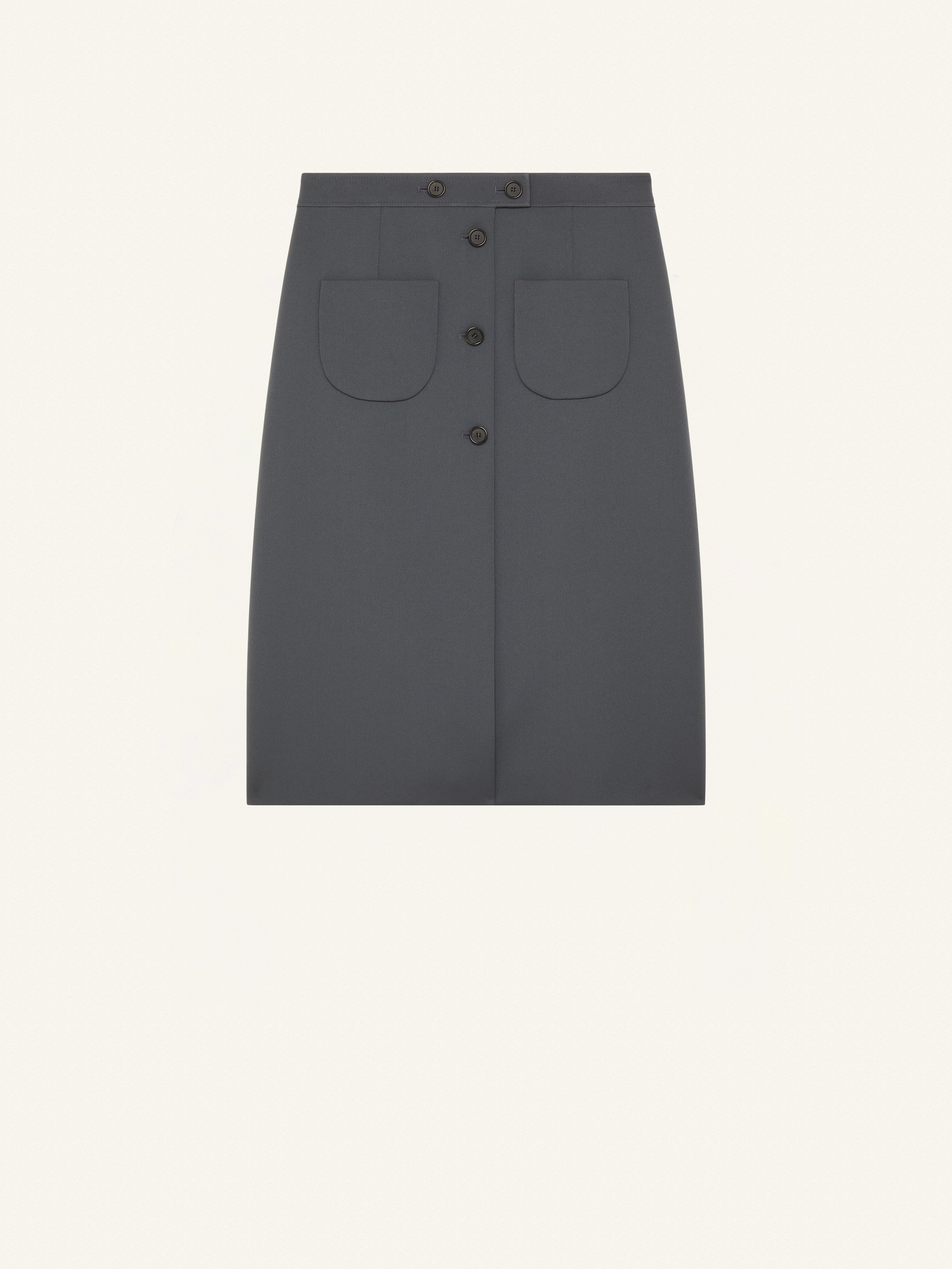 DOUBLE POCKETS TWILL SKIRT - 1