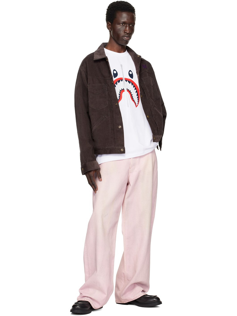 A BATHING APE® White Shark France T-shirt outlook