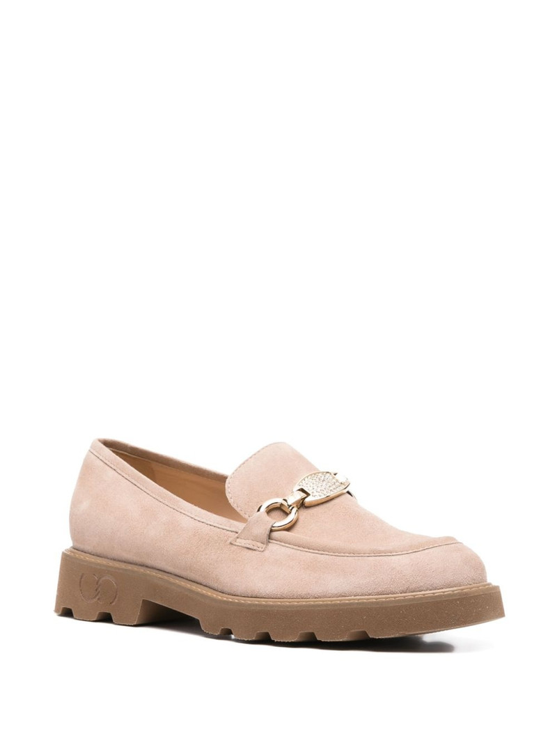 CASADEI suede loafers outlook