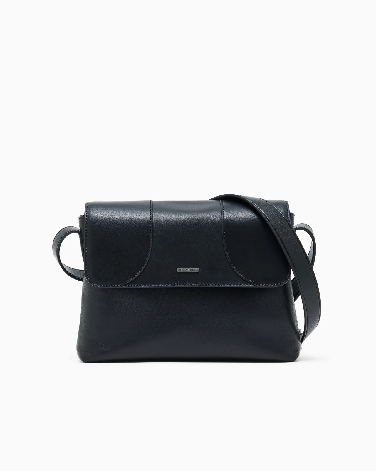CROSSBODY BAG IN LEATHER WITH MAGNETIC FLAP CLOSURE - 1