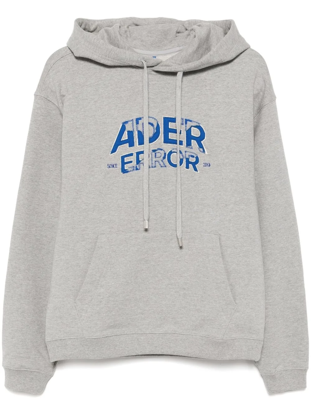 logo-embroidered hoodie - 1