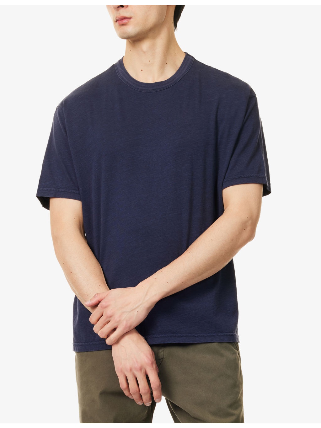 Crewneck Relaxed-Fit Cotton-Jersey T-shirt - 3