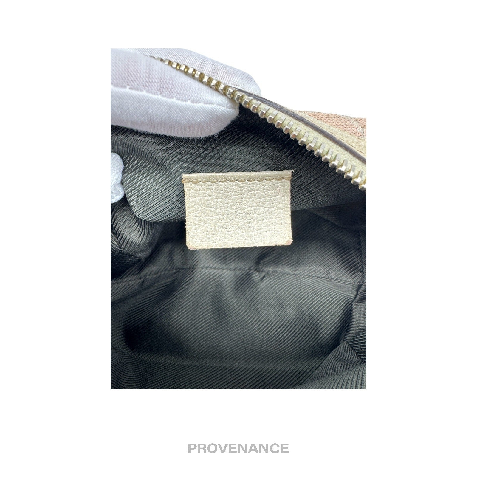 Gucci Cosmetic Pouch - Powder Pink GG Canvas Heart - 10