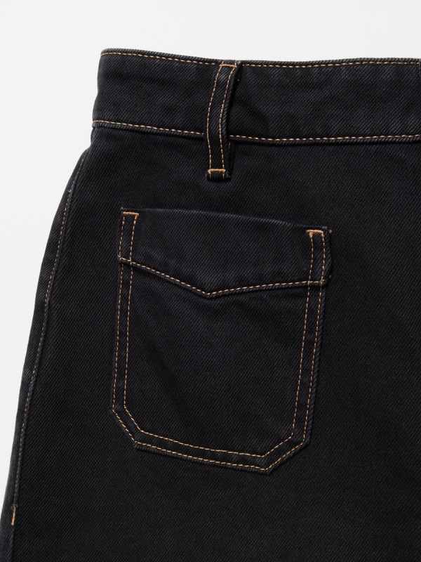Holly Western Black Denim Pants - 4