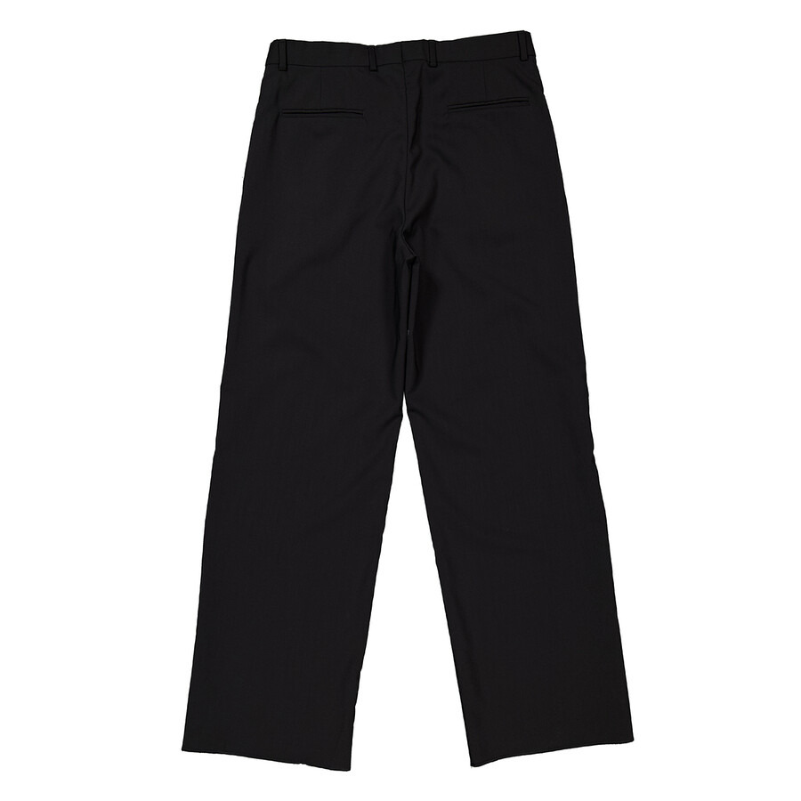 Emporio Armani Black Classic Tailored Trousers - 6