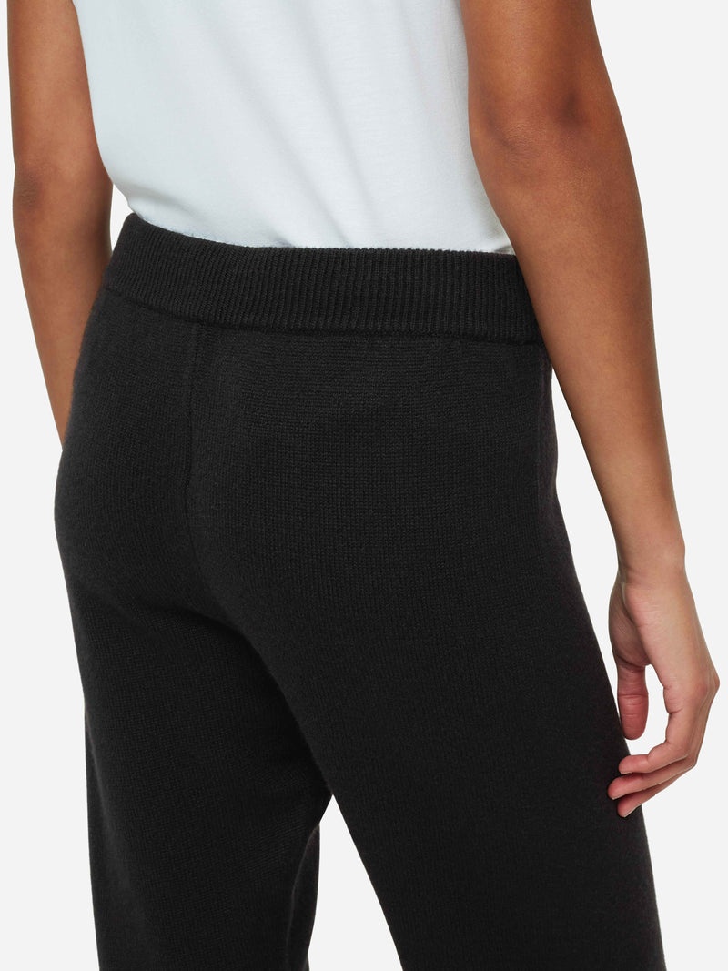 Women's Track Pants Daphne Cashmere Black - 5