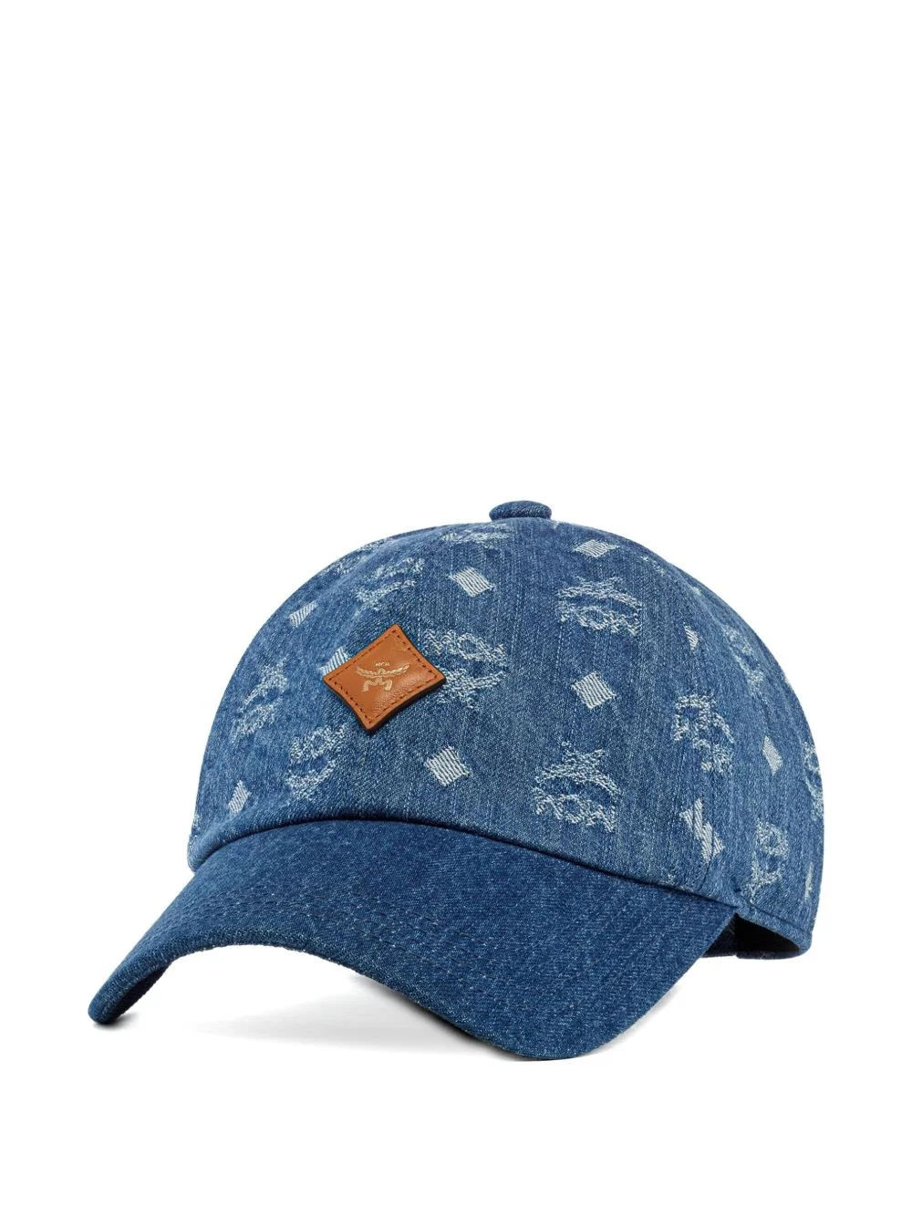 Classic monogram denim jacquard cap - 1