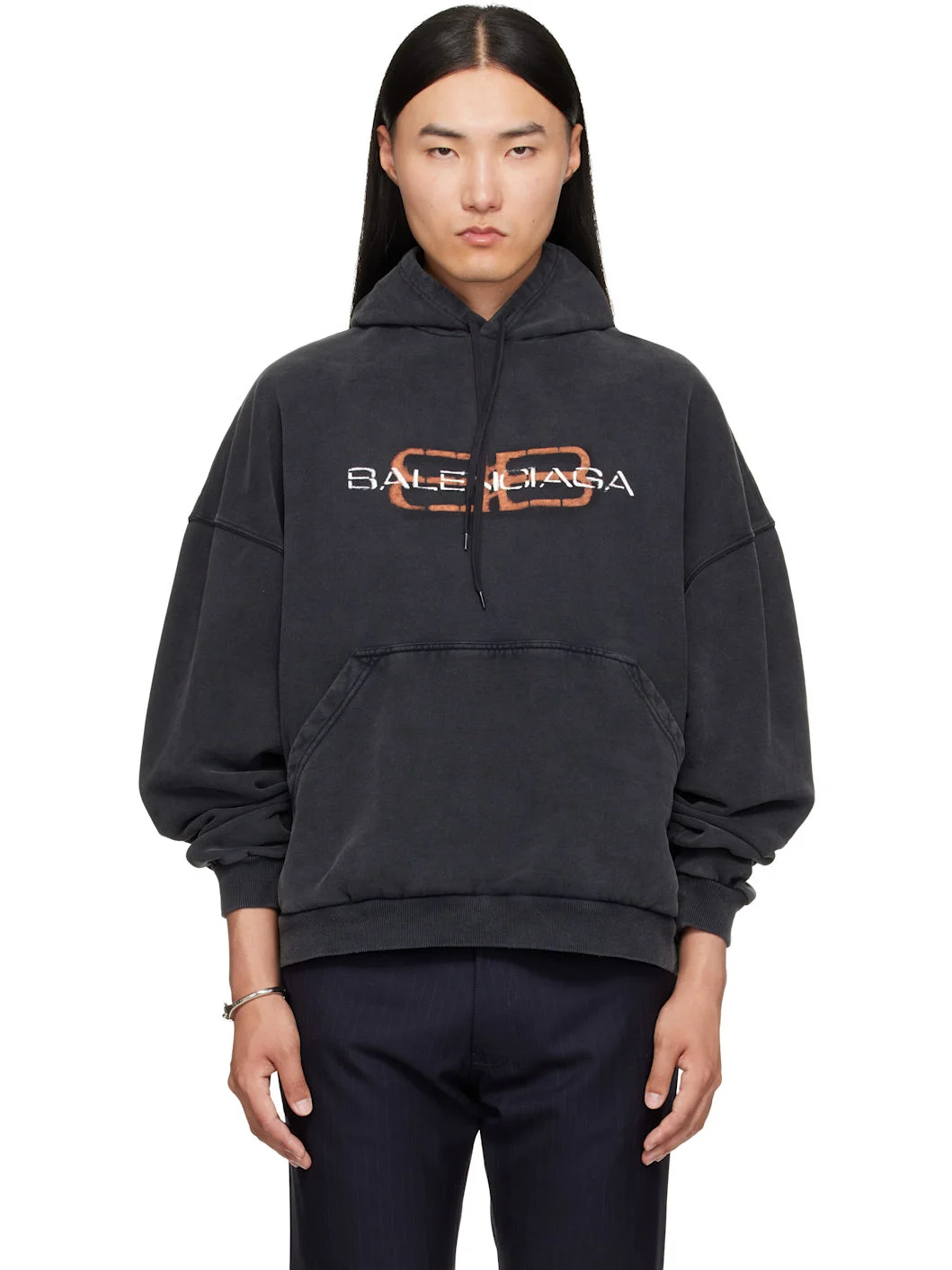 Black BB Stencil Hoodie - 1