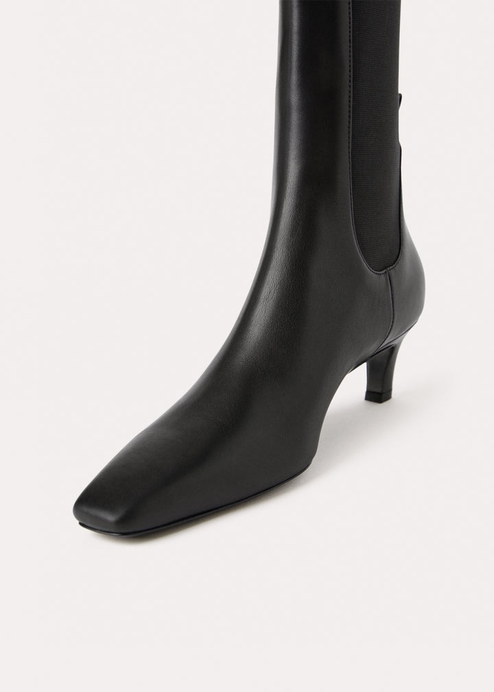 The mid heel boot black - 6