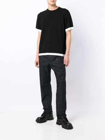 Neil Barrett layered-effect short-sleeve T-shirt outlook