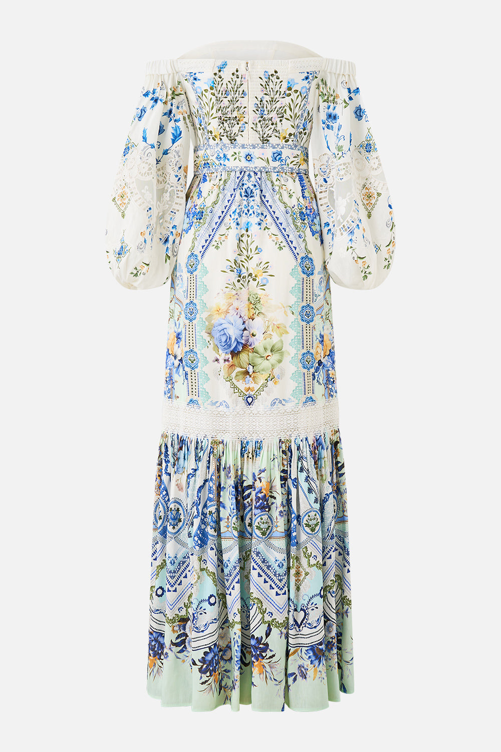 PUFF SLEEVE CORSET DRESS - 8