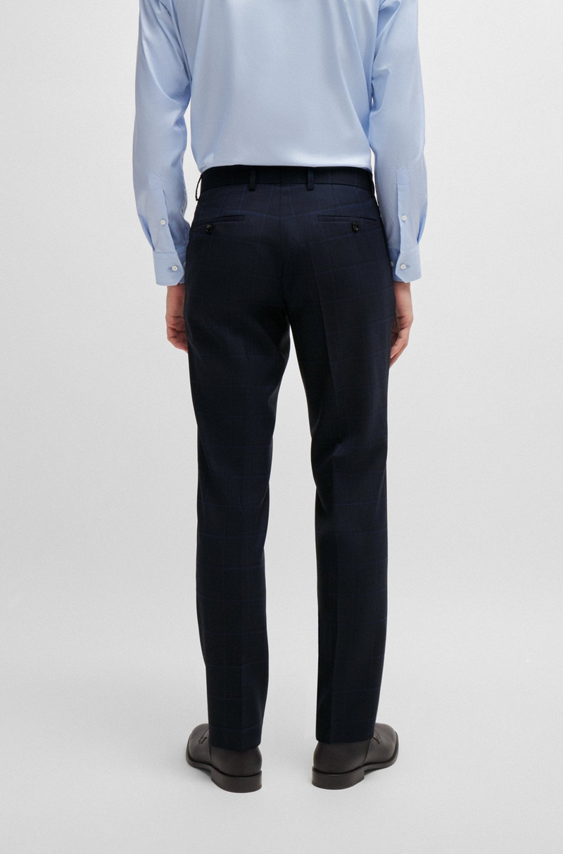 SLIM-FIT SUIT IN CHECKED WOOL 8