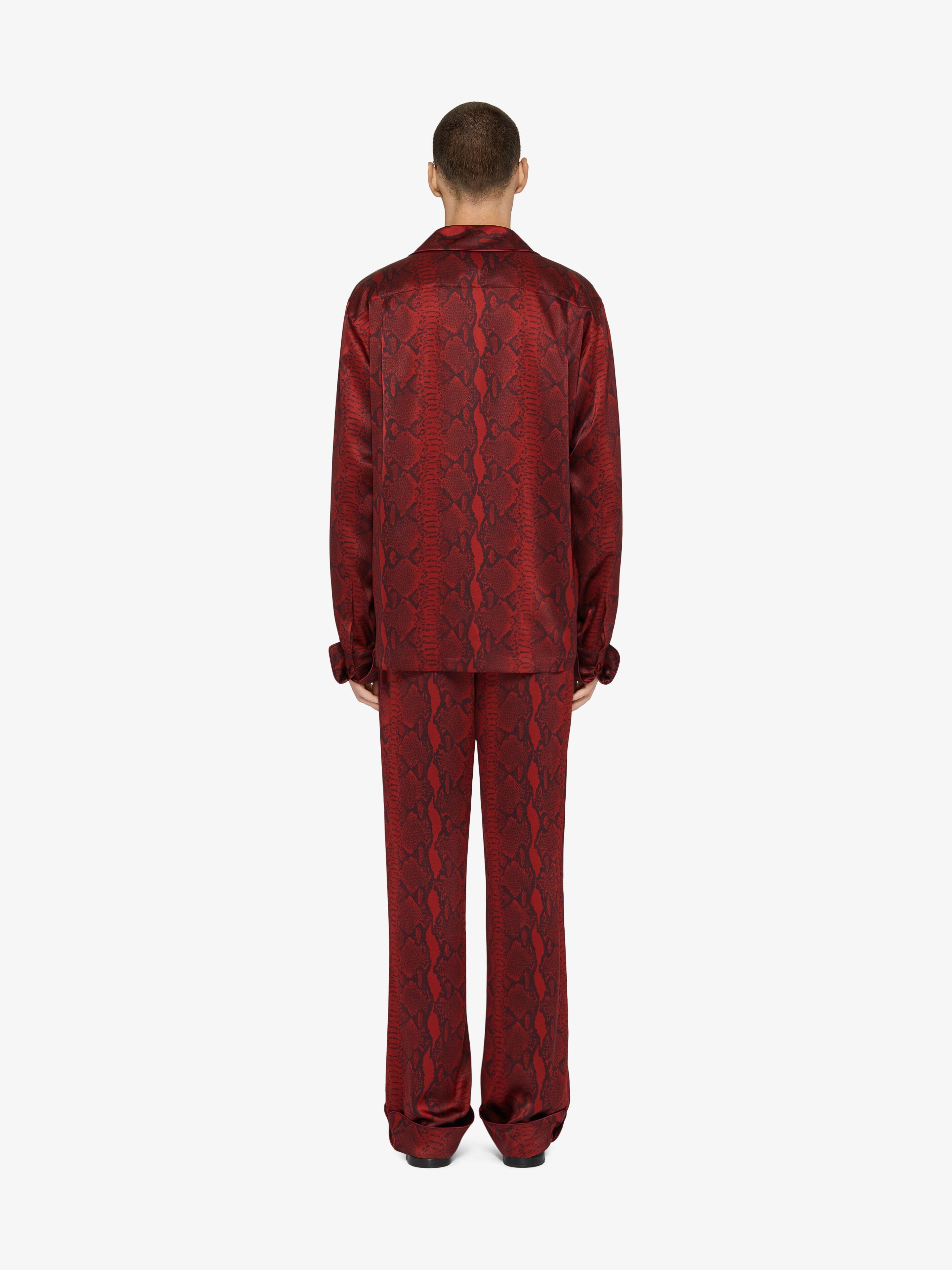 PYJAMAS PANTS IN PYTHON PRINT SILK - 3