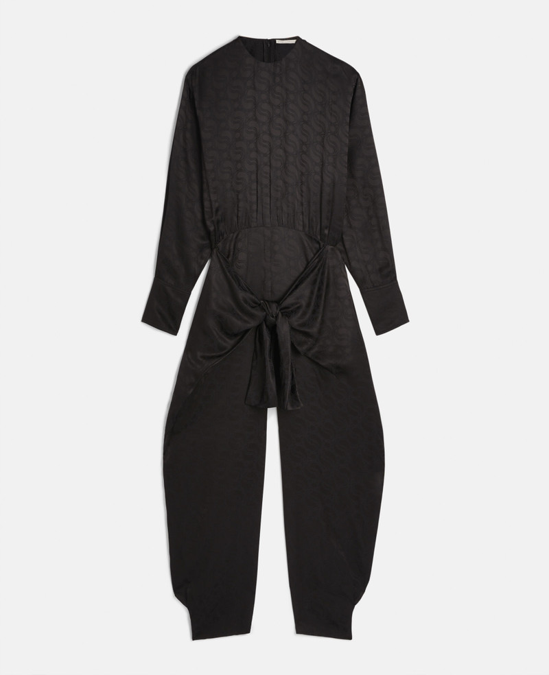 S-Wave Jacquard Wrap Jumpsuit 1