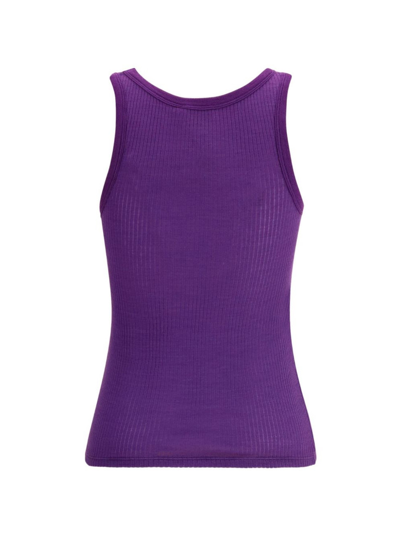 forte_forte ribbed U-neck top outlook