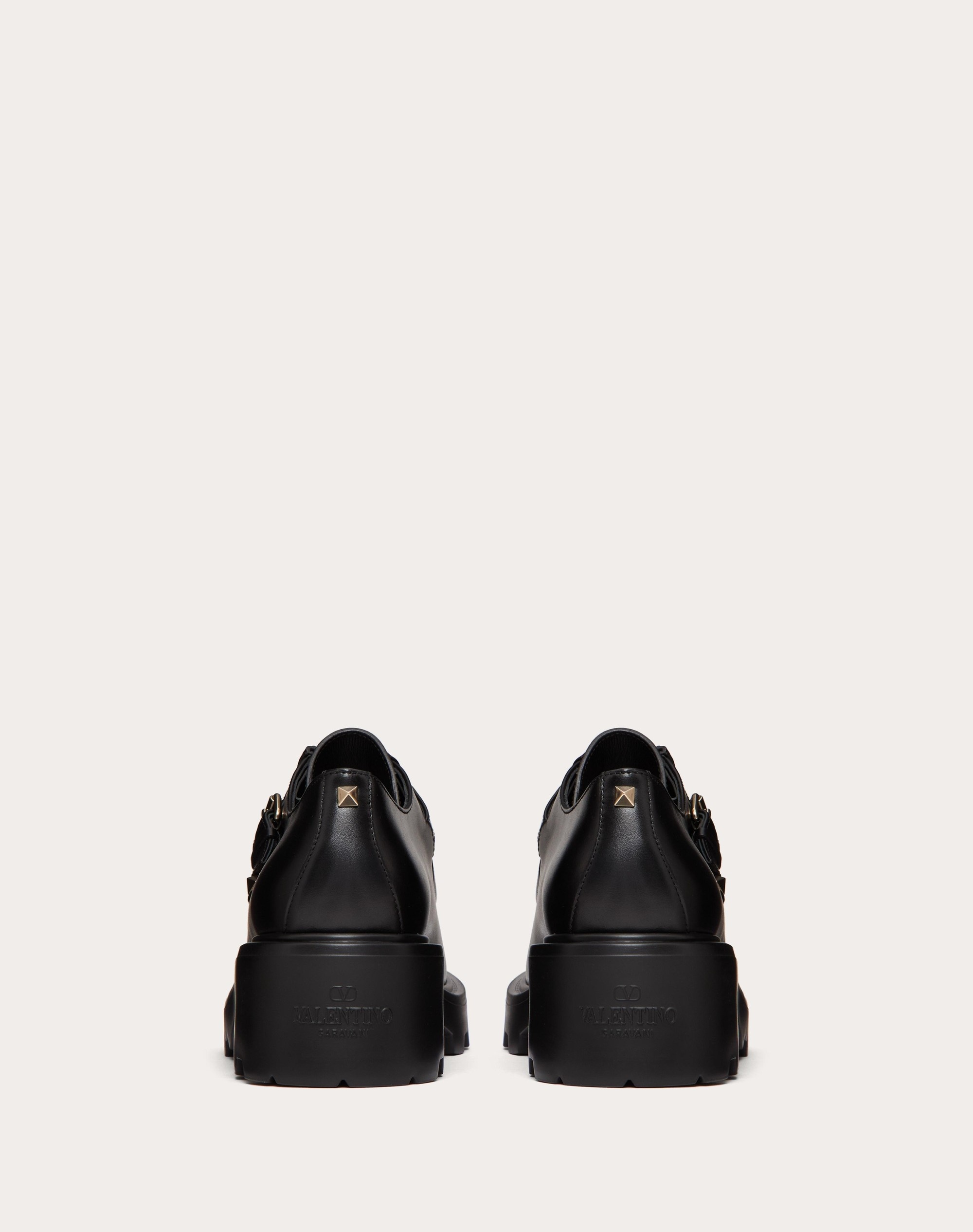 Valentino ROCKSTUD SINGLE MONK STRAP IN CALFSKIN 55MM