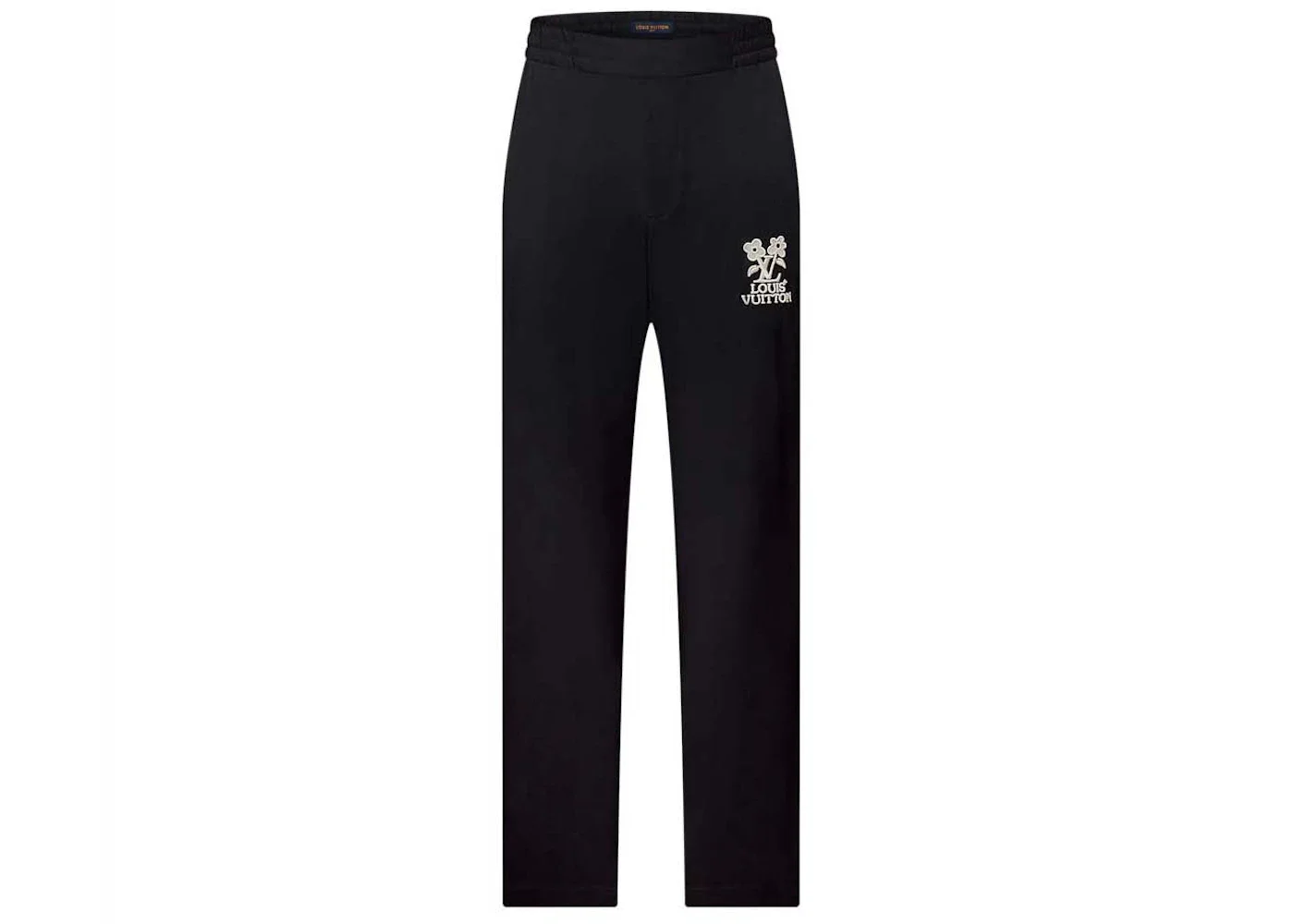 Louis Vuitton by Tyler, the Creator Embroidered Technical Track Pants Black - 1