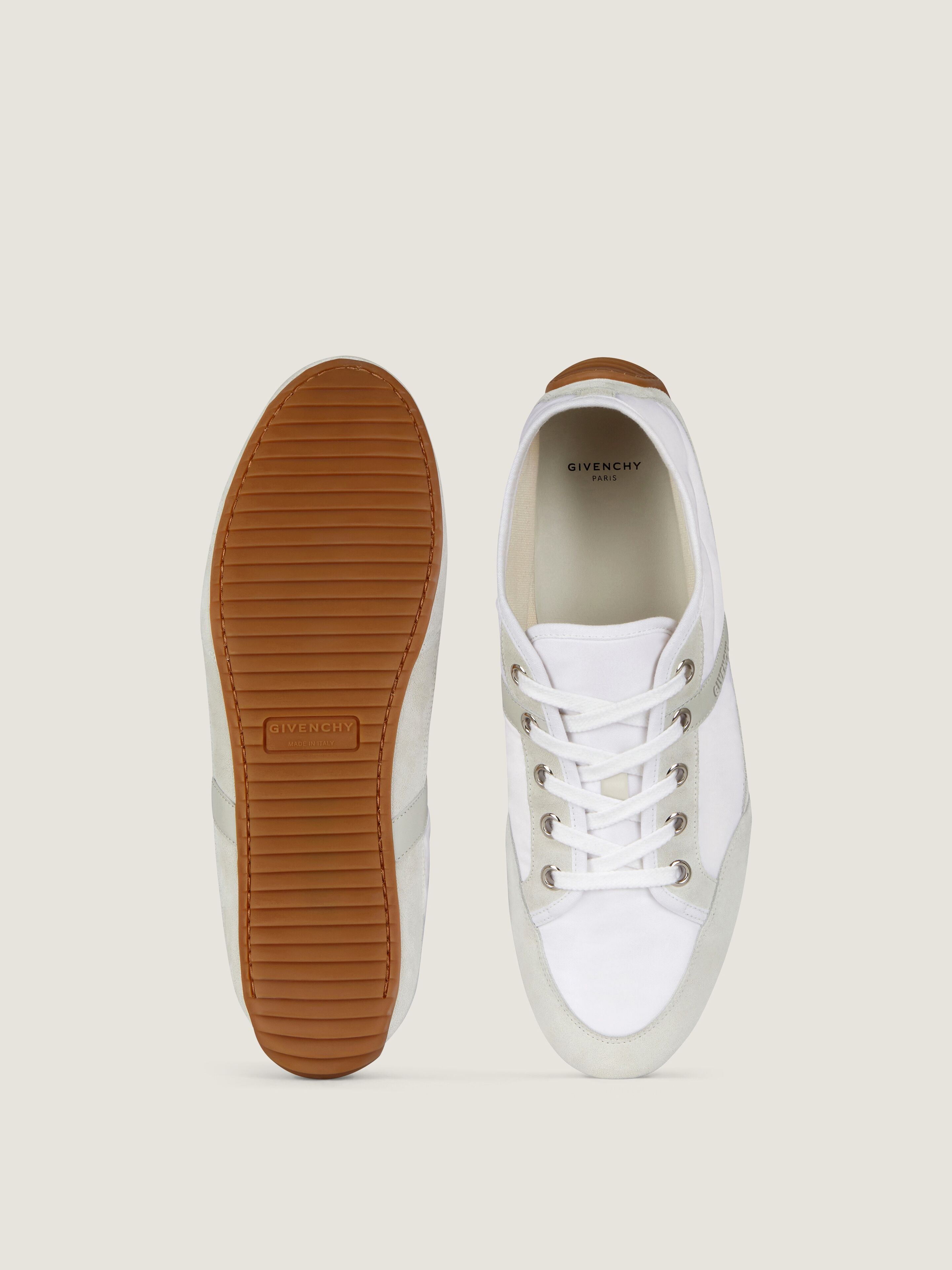SLIM SNEAKERS IN NYLON AND SUEDE - 5