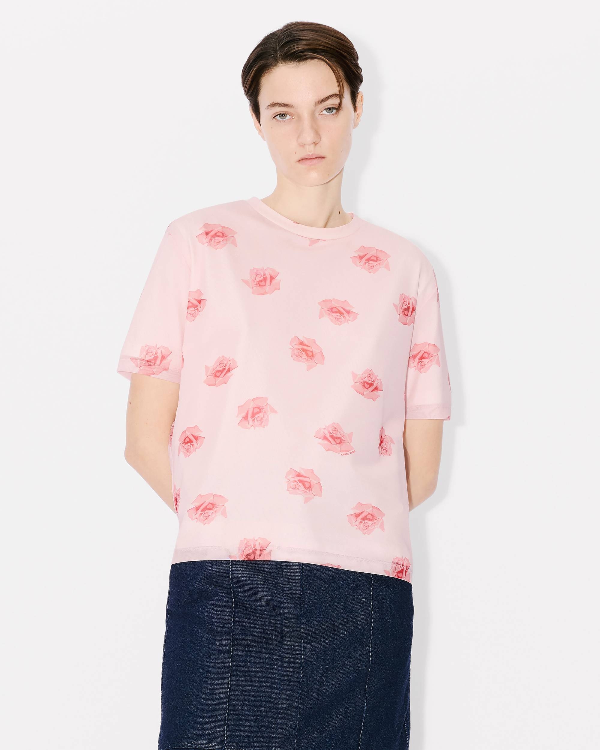 'KENZO Rose' double layer T-shirt - 3