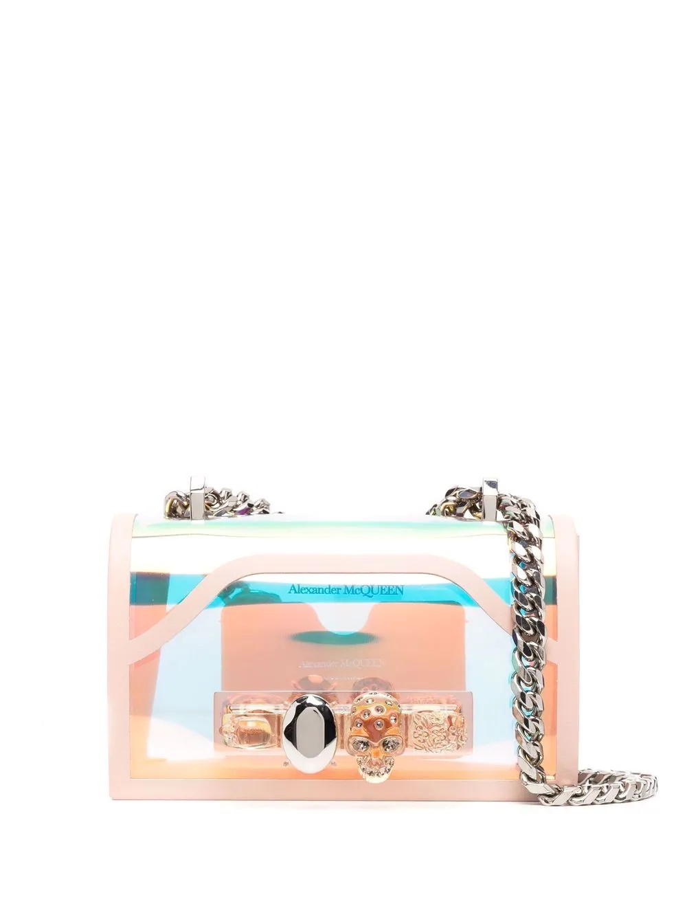 holographic-effect shoulder bag - 1