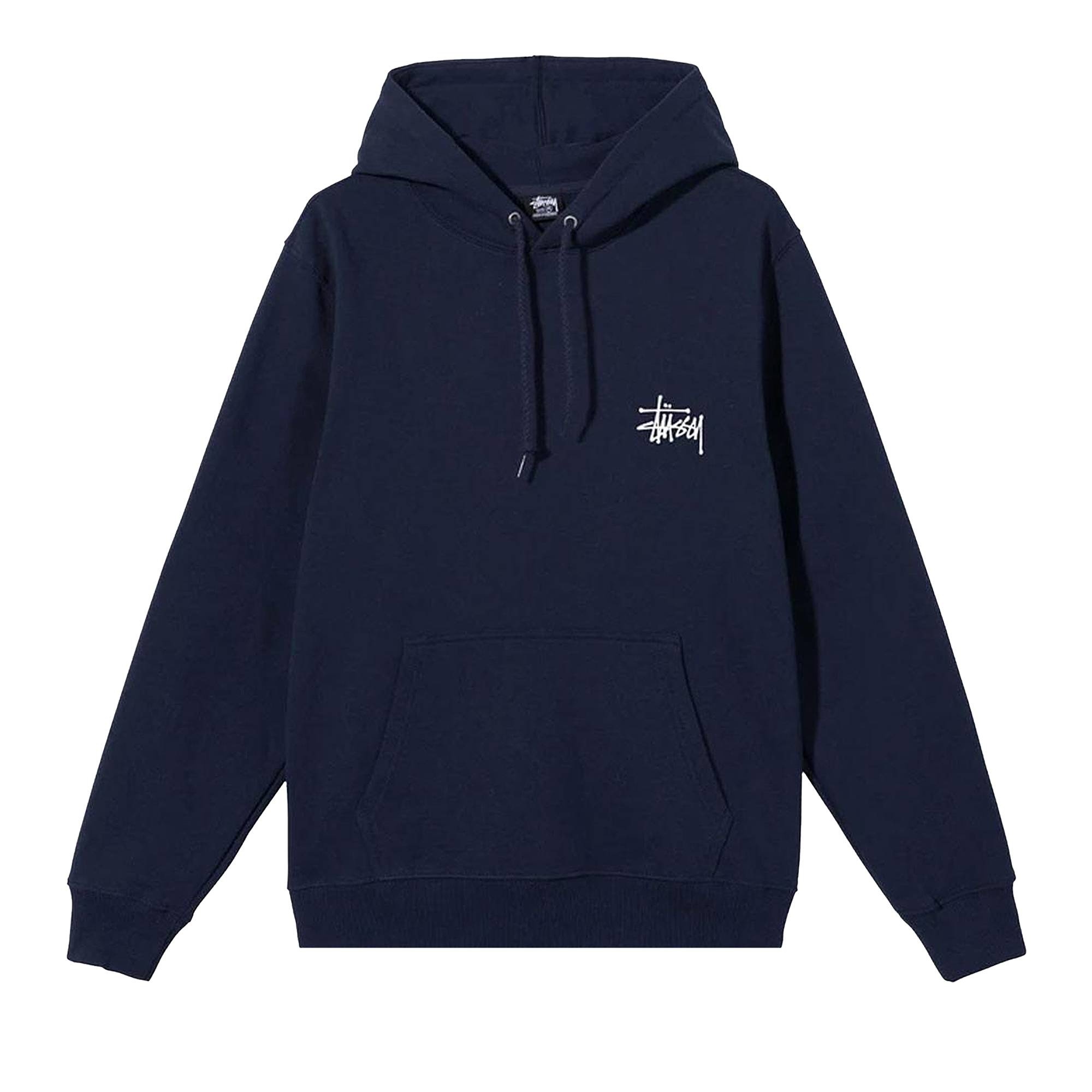 Stussy Basic Hood 'Navy' - 1