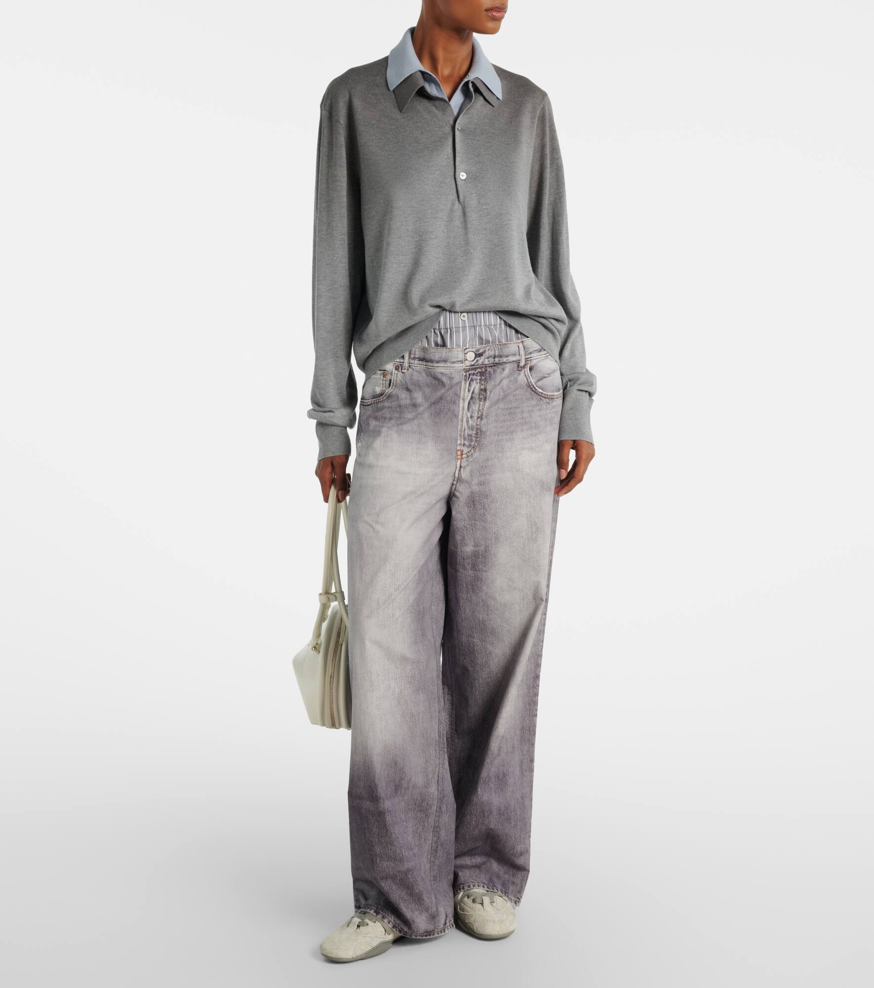 Koyalt silk, wool, and cashmere sweater - 2