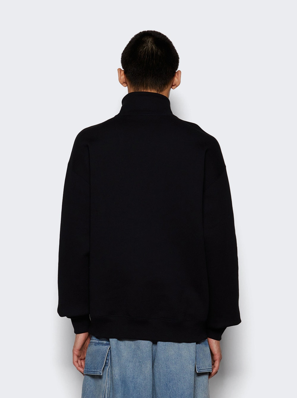 Gros Grain Sweatshirt Black - 5