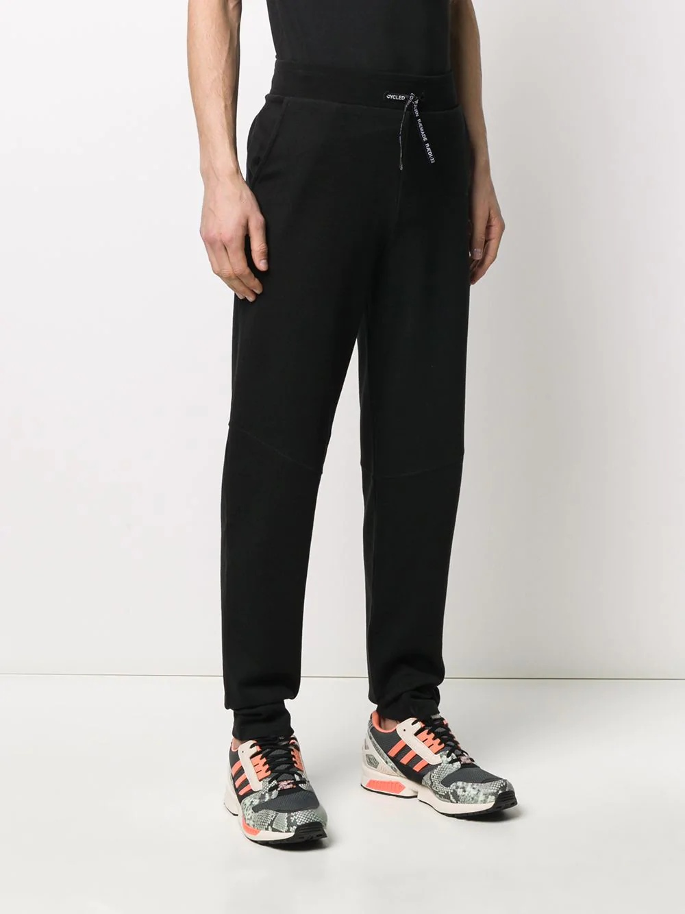 embroidered logo track pants - 4