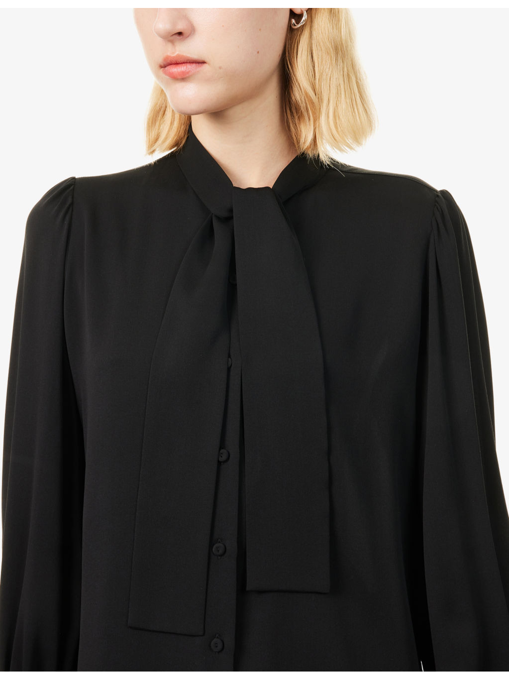 Melania Silk Shirt - 5