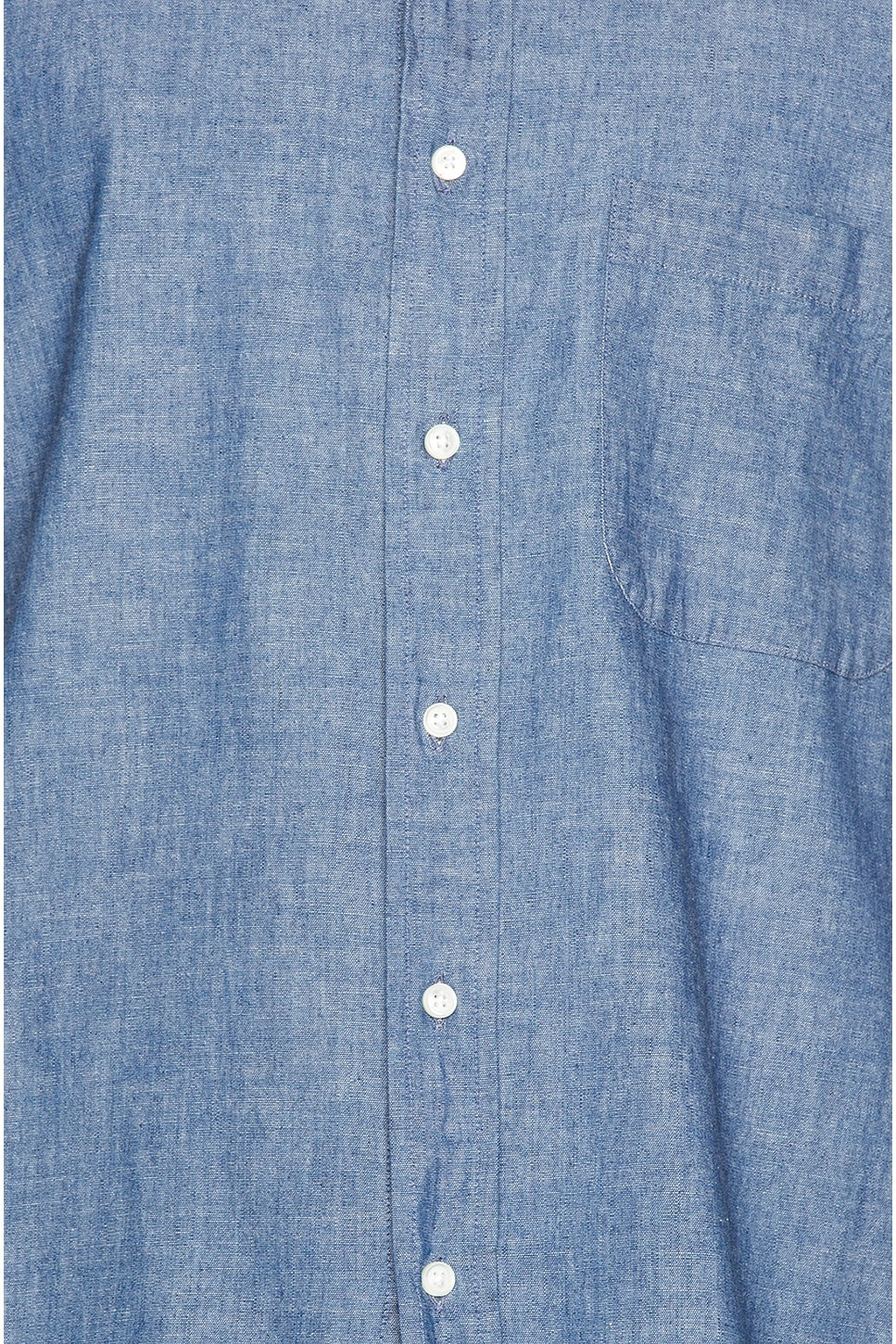 Straight Fit Button Down Long Sleeve Shirt - 6