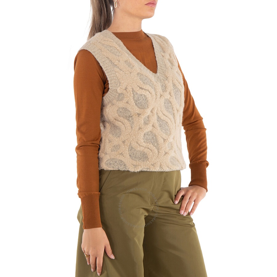 Stella McCartney Ladies Beige Monogram Vest - 4