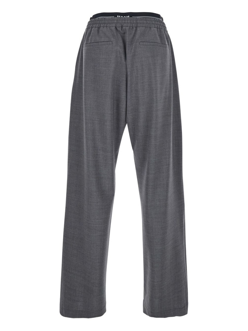 MSGM elastic-waistband trousers outlook