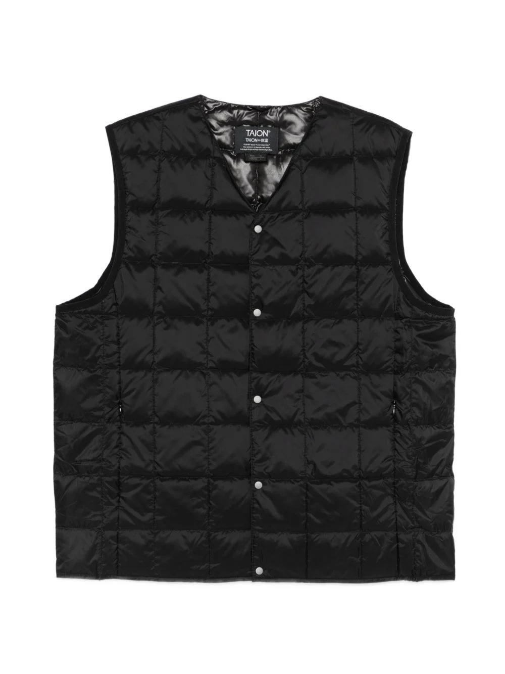 quilted button gilets - 1