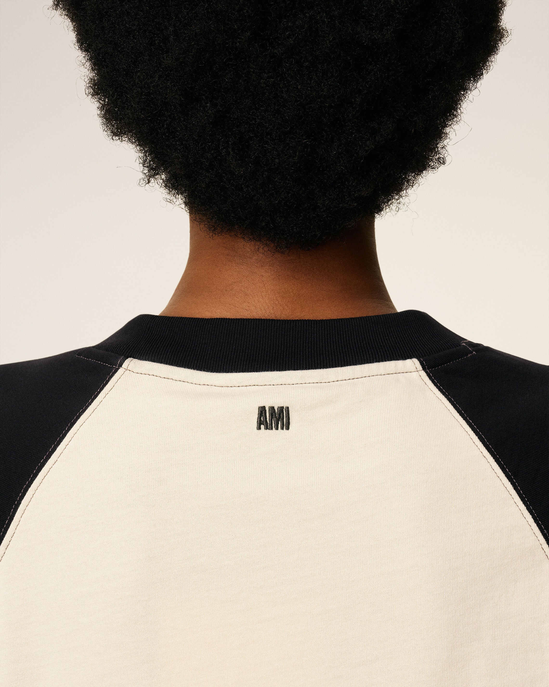 WHITE COTTON SHORT SLEEVES AMI DE COEUR T-SHIRT - 4