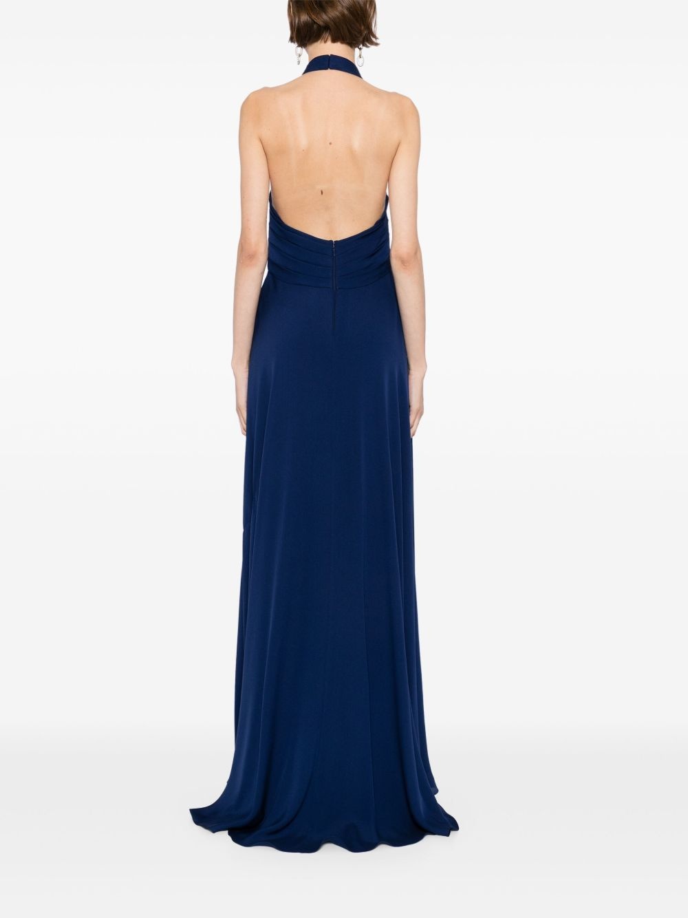 silk long dress - 4