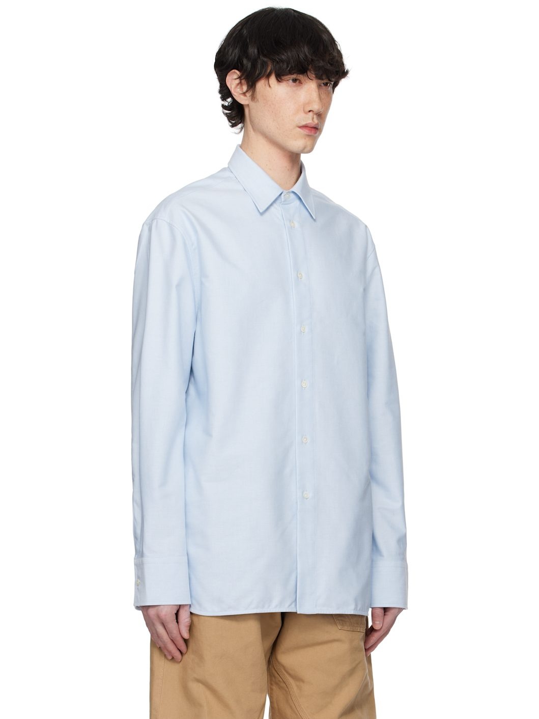 Blue Classic Fit Oxford Shirt - 2