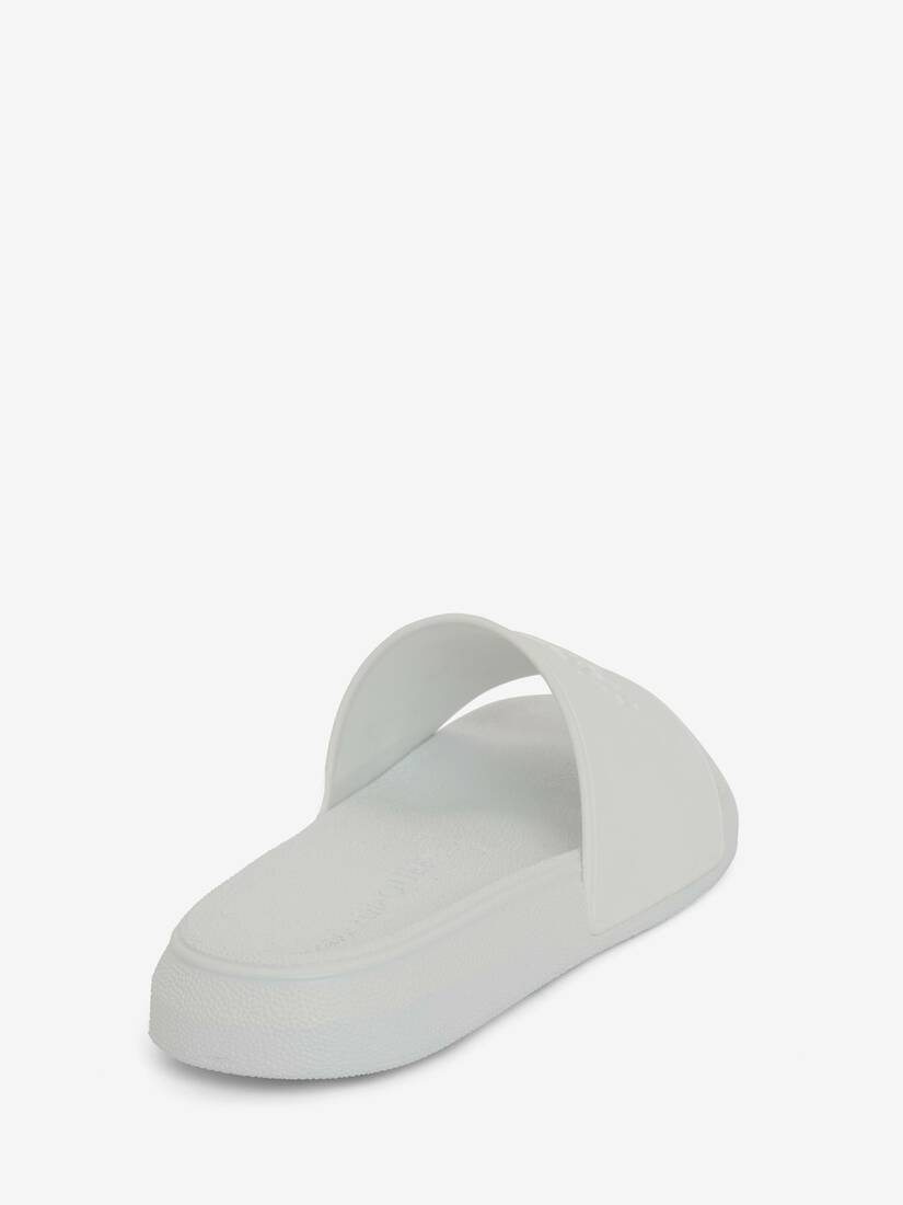 Pool Slide in White Mix - 3