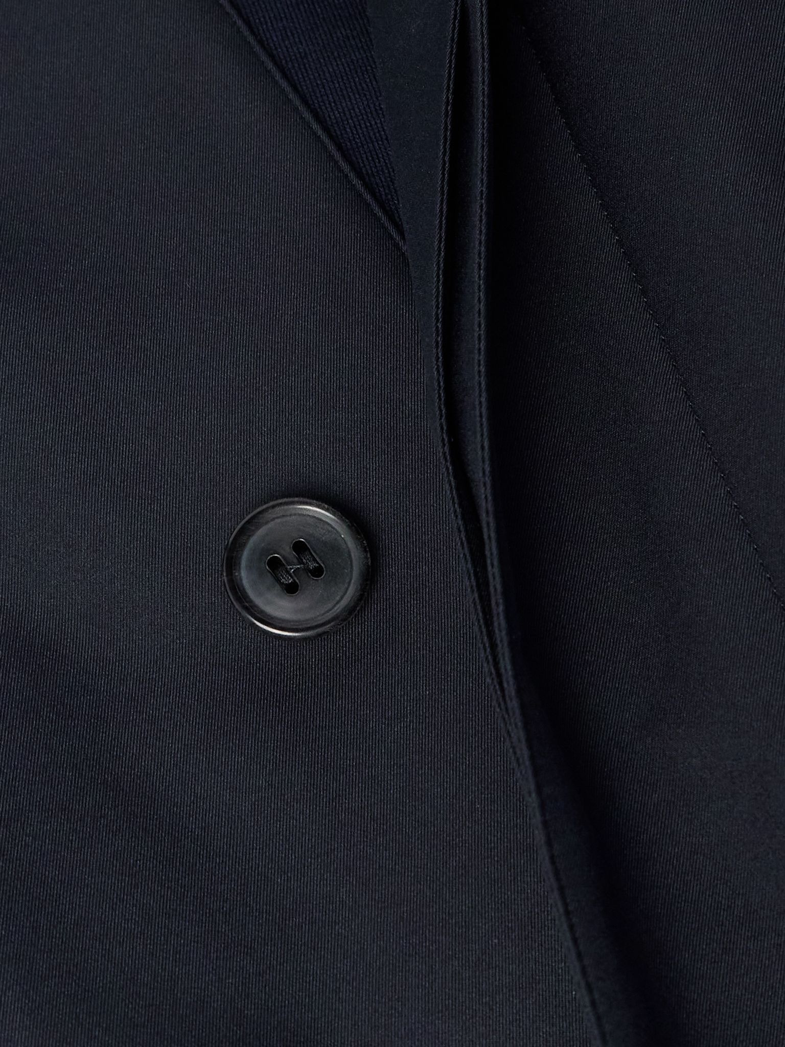 Twill Coat Navy - 5