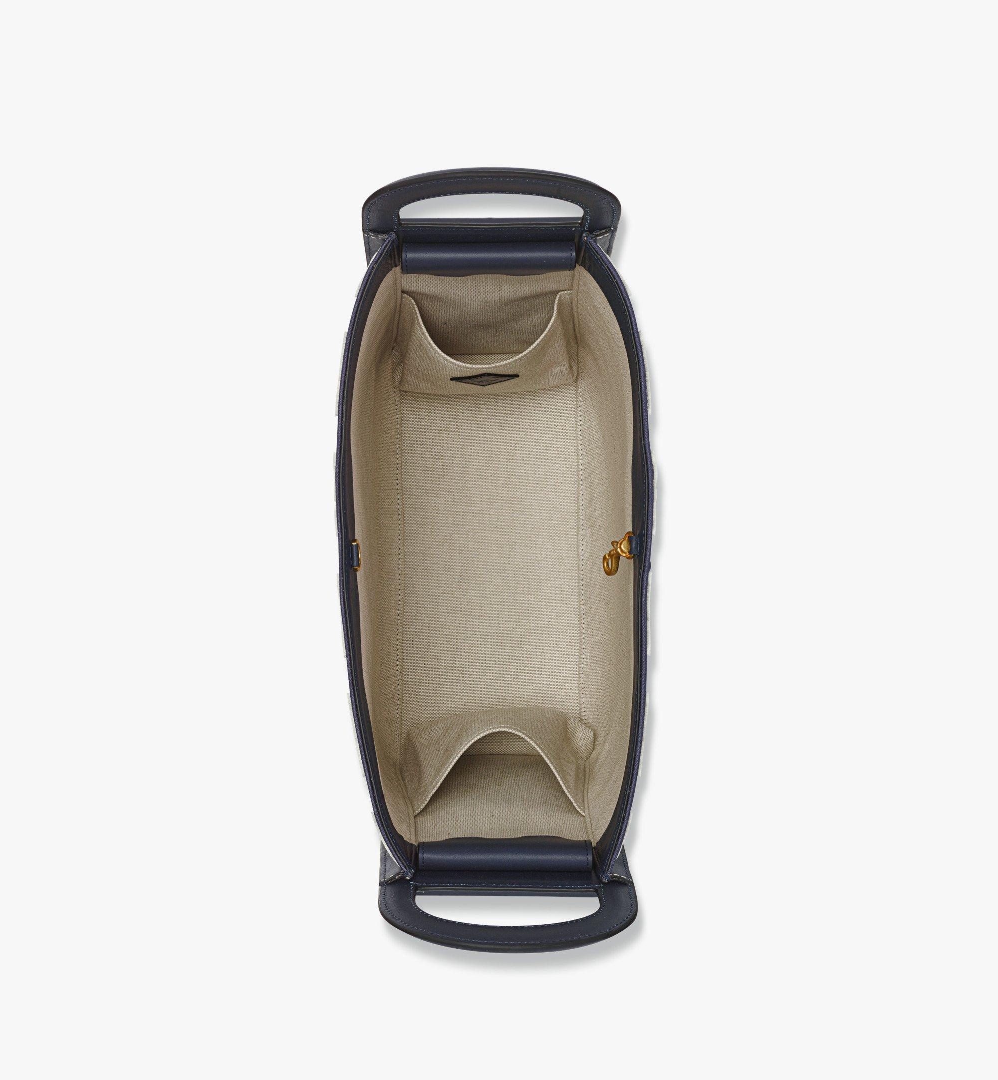 Mode Travia Tote in Leather and Laurel Flocking - 4