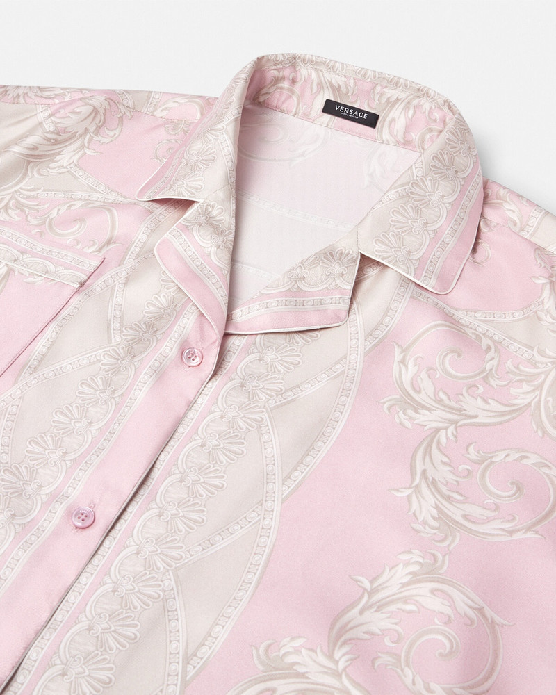 VERSACE La Coupe des Dieux Oversized Silk Shirt outlook