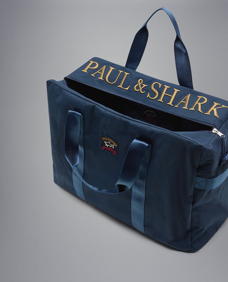 Holdall with 3D Paul&Shark embroidery - 3