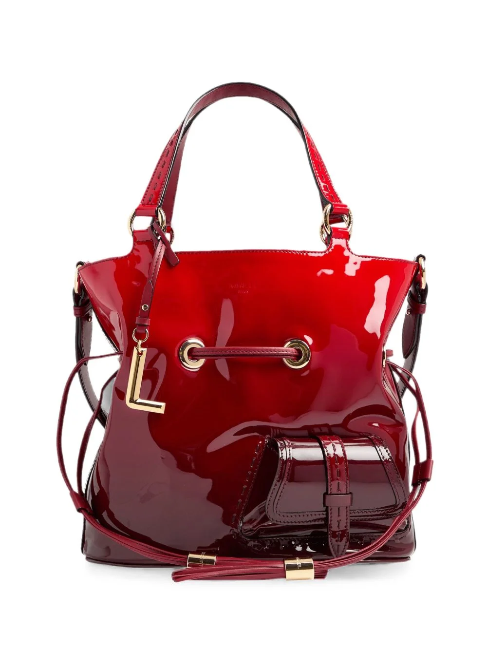 medium Premier Flirt leather bucket bag - 1