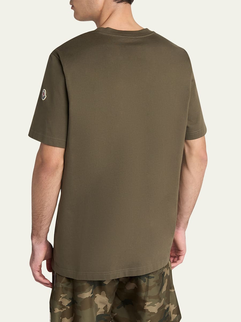 Moncler Men's Camouflage Logo Crewneck T-Shirt outlook