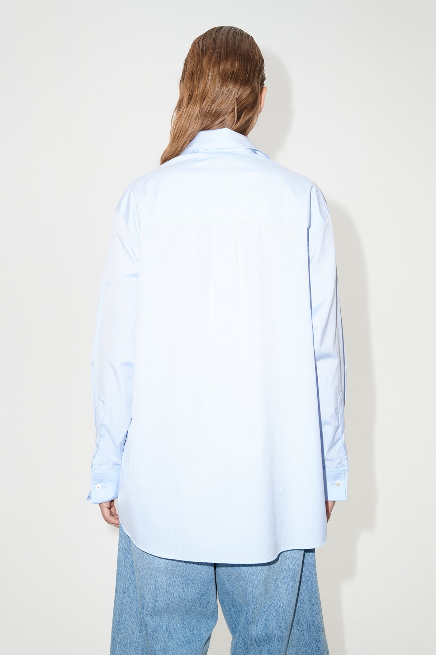 Lend Tuxedo Shirt Business Blue Poplin - 6