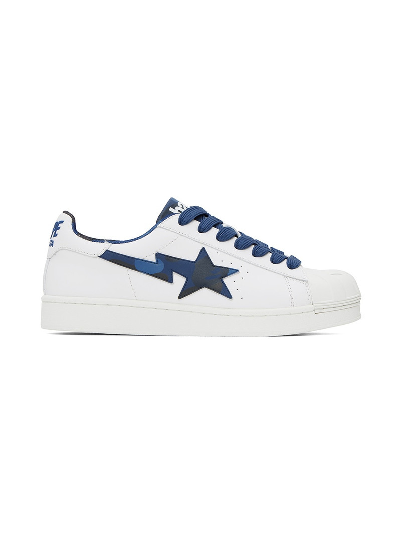 White & Navy Skull Sta 운동화 - 1