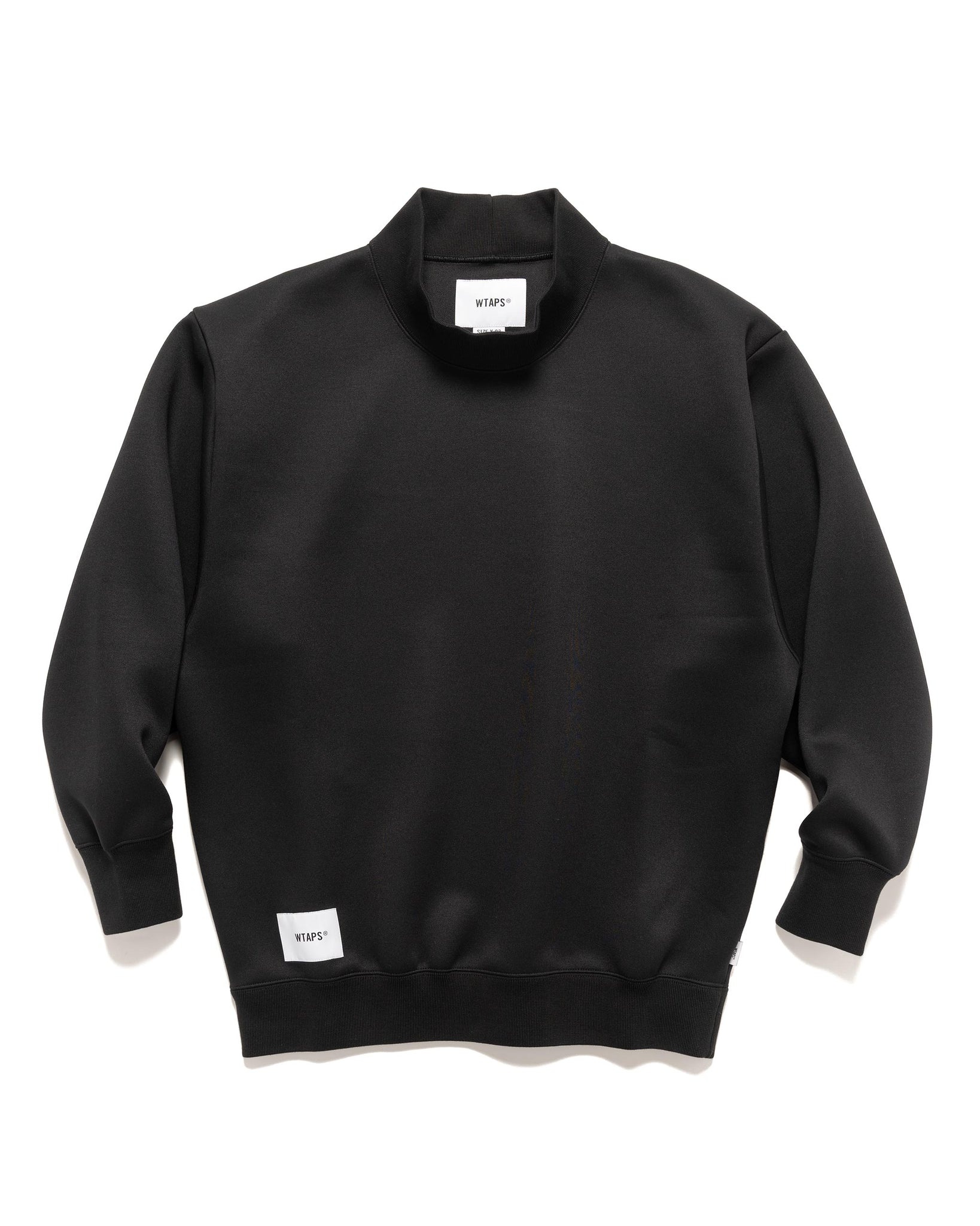 Mock Neck / Sweater / Poly. Fortless BLACK