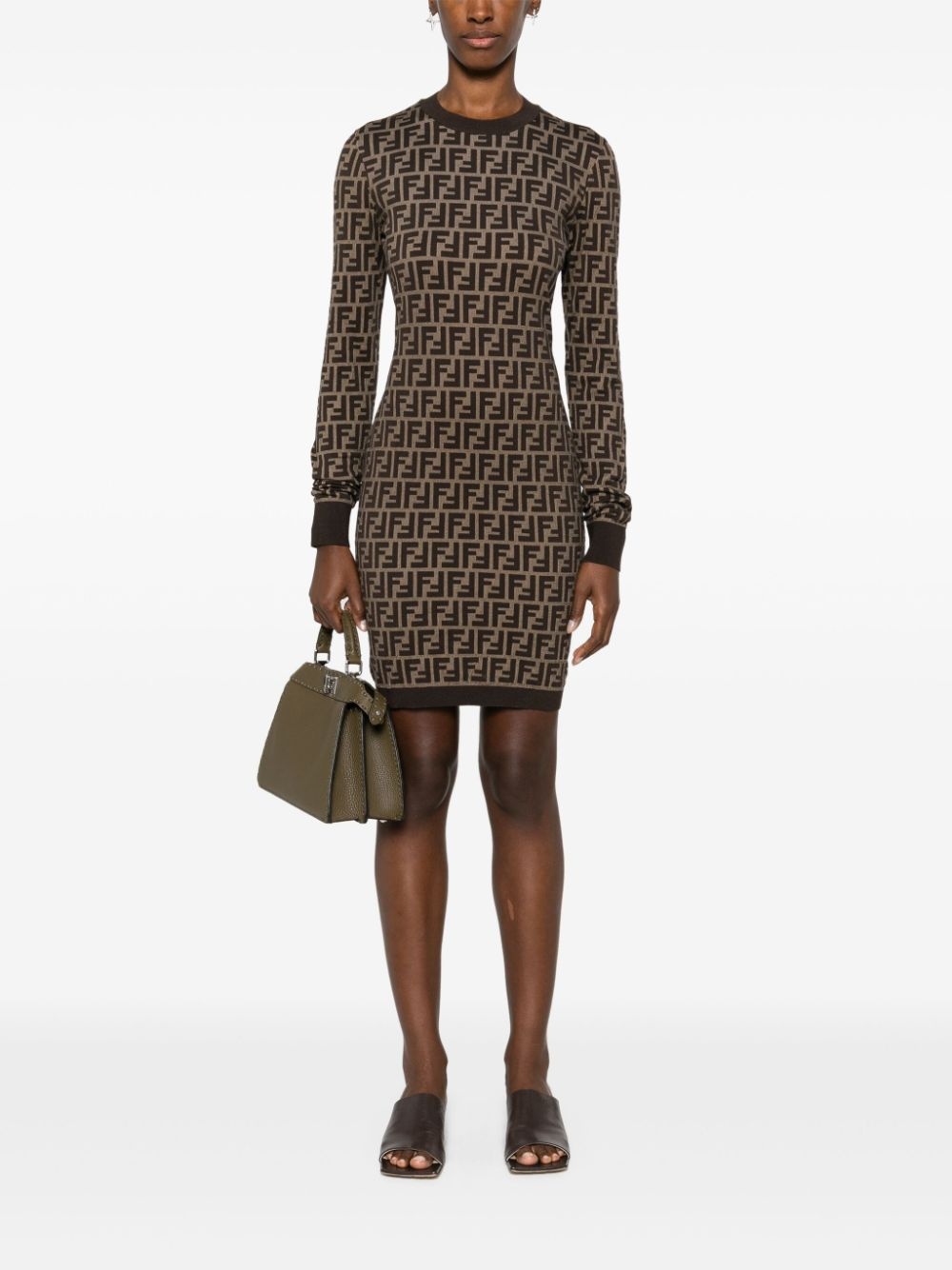 Zucca long-sleeved minidress - 2